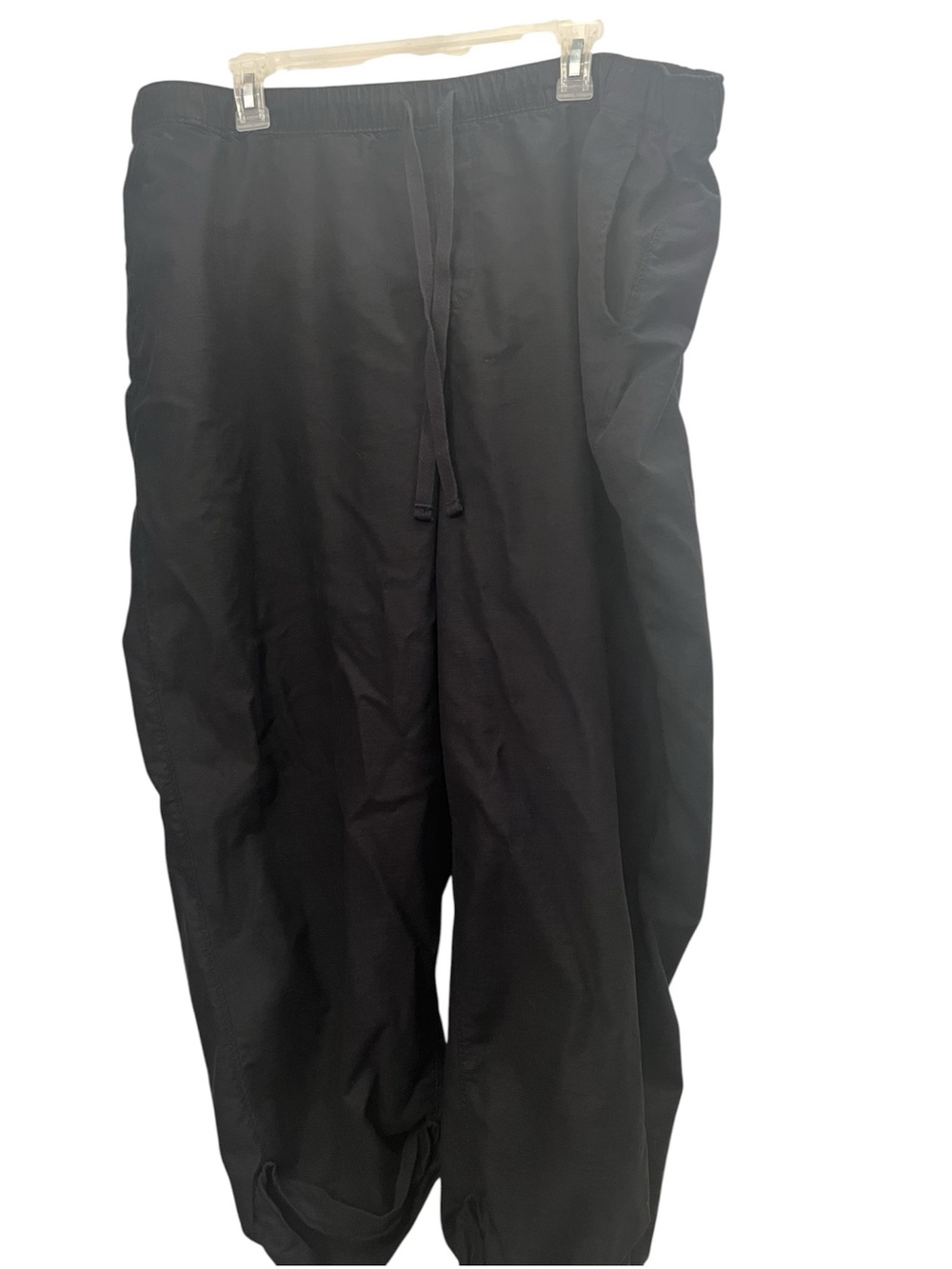 Lane Bryant Black Drawstring Jogger Pants